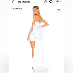 Revolve Bridal Nookie Adore 2Way Dress Worn 1x White Rehearsal Dinner Reception